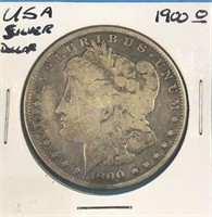 1900-P Morgan Silver Dollar