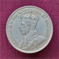 1936 George V Canadian Silver Dollar Coin