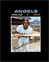 1971 Topps High #686 Chico Ruiz SP EX to EX-MT+