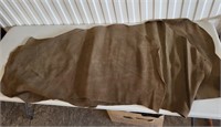 4 Big Pieces Tanned Suede Leather Crafting Sewing