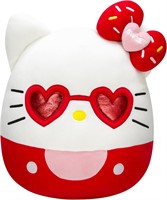 14-Inch Hello Kitty Plush - Red Glasses Toy