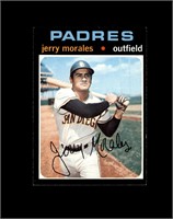 1971 Topps High #696 Jerry Morales EX to EX-MT+