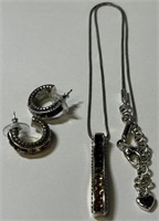 305 - BRIGHTON NECKLACE & EARRINGS (A28)