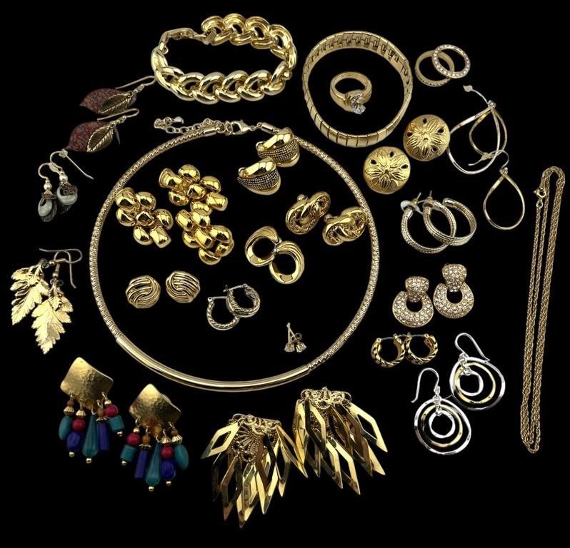 Gold Toned Costume Jewelry