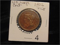 1856 US Large Cent Coin