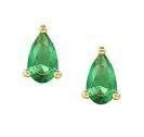 JEWELRY.1.94 Ct Emerald 14K Gold Earring
