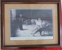 "DANIEL'S ANSWER TO THE KING" FRAMED PRINT-RIVIERE