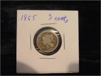 1965 3 Cent Coin