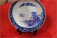 A Chinese/Japanese Blue and White Bowl