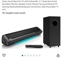 Saiyin Sound Bars for TV with Subwoofer