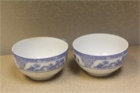Noritake Blue and White Oriental Cup