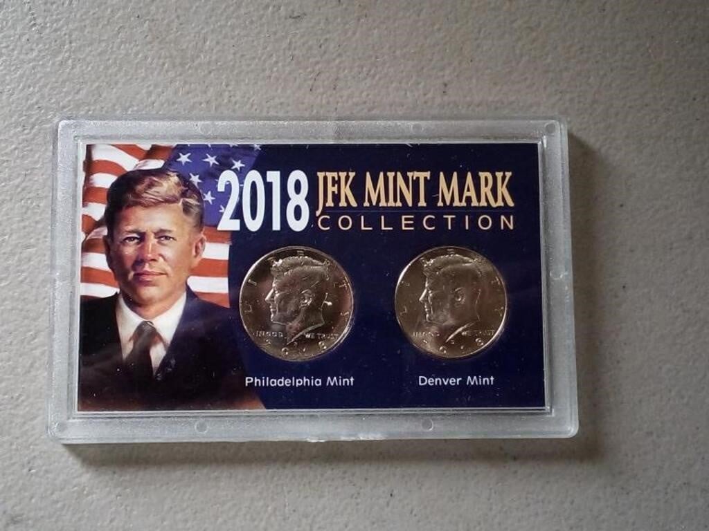 2018 JFK Mint Mark Set