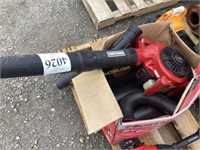 Craftsman leaf blower with attachments works