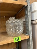 Glass Apple Container