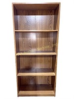 Wood bookshelf 53in x 24.5in x 9.5in