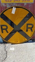 Railroad Crossing Sign with Reflective vinyl