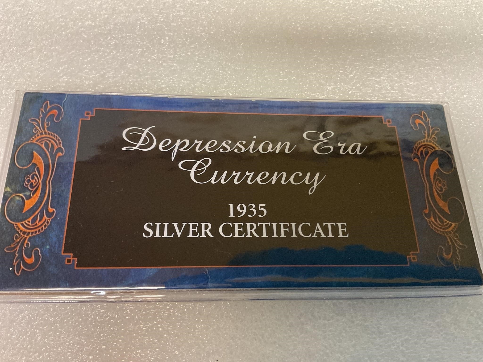 1935 silver certificate 1$ bill