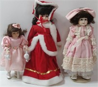 3 Vintage China Dolls