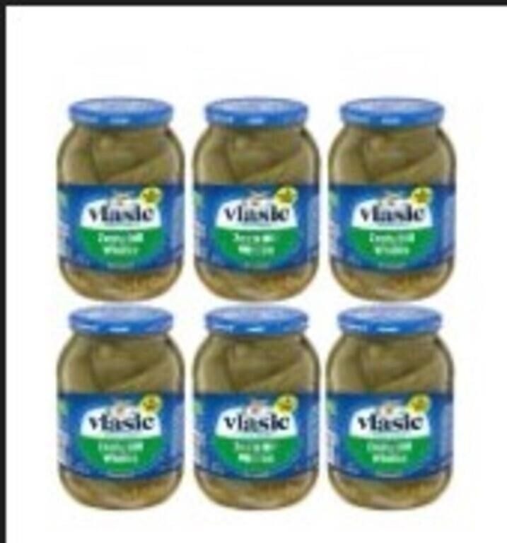 Vlasic Zesty Whole Dill Pickles  Keto Friendly  6