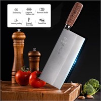 SHI BA ZI ZUO Cleaver  8" Pro Chef Knife $50
