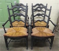 Set of 4 Armed Dining Room Chairs