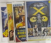 6 Older Movie Posters Incl Ruthe Law, Robin Hood