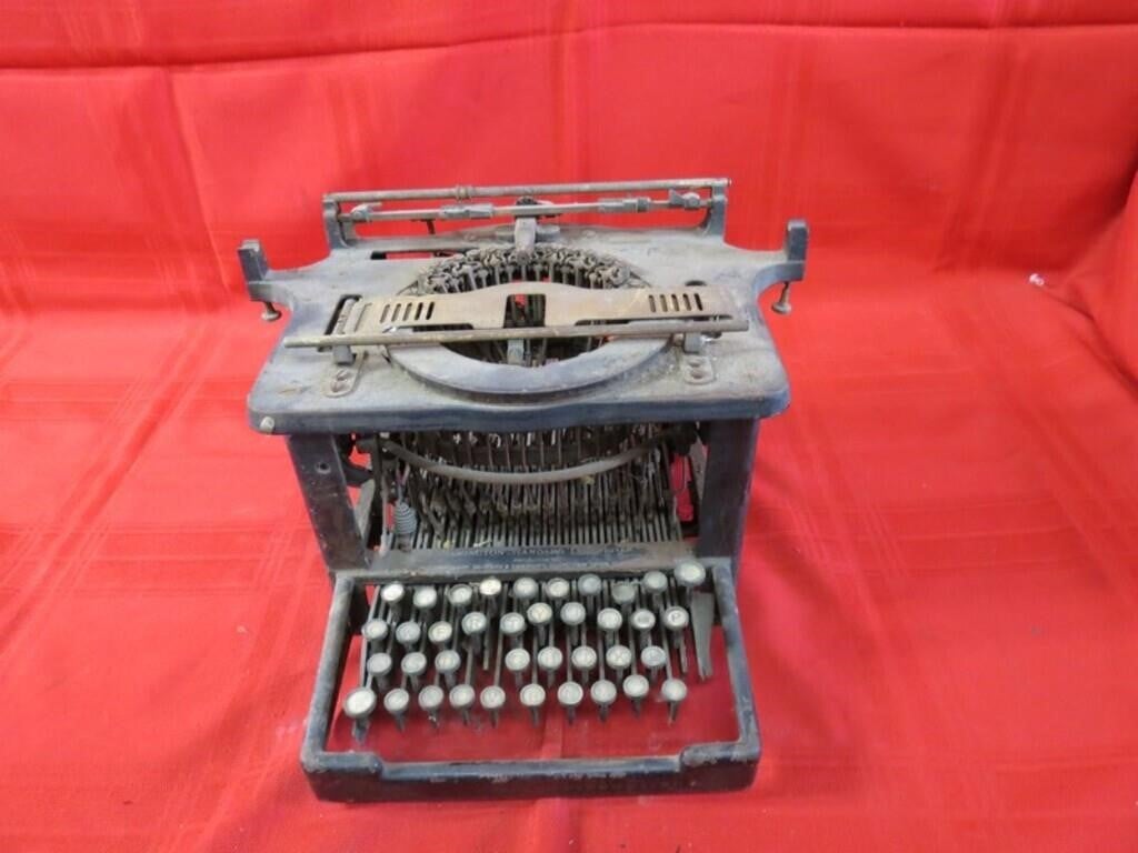 Antique Remington typewriter.