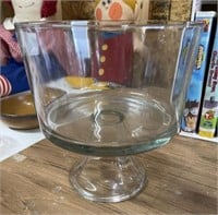 Glass Trifle Compote Bowl