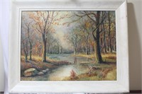 A Signed C.Septfonds Oil on Board Painting