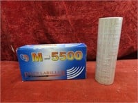 M-5500 Price labeler w/roll labels. New.