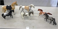 Vintage Toy Horses Lot