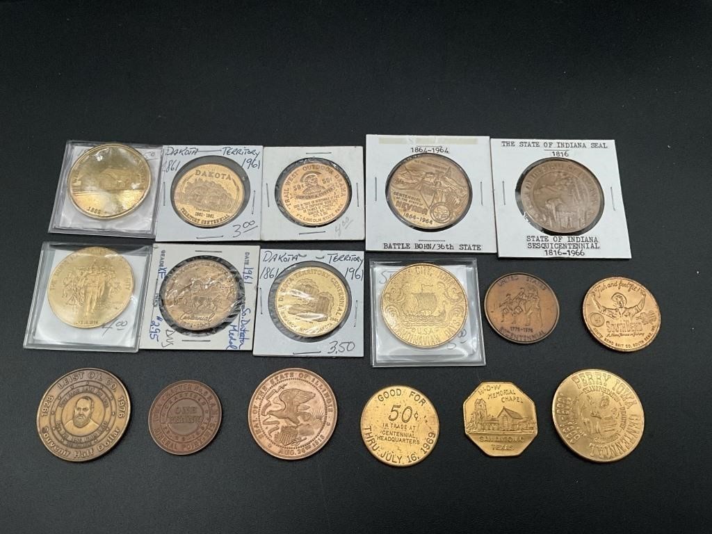 Lot of various state tokens and others
