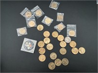 Mini coins, dollar coins