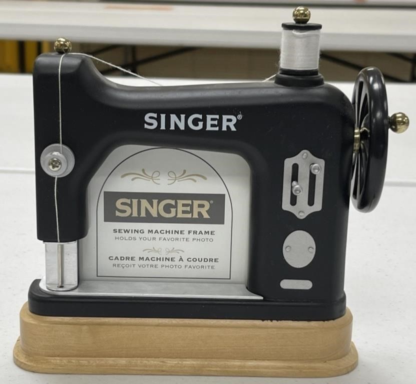 Singer Sewing Machine Desk Picture Frame