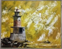 Sun Kissed Lighthouse Artwork