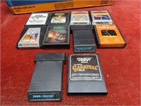 (10)Atari Game cartridges lot.