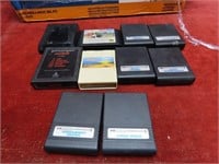 (10)Commadore 64 & Atari Game cartridges lot.