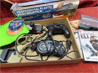 DVD movies, game controllers & parts misc.