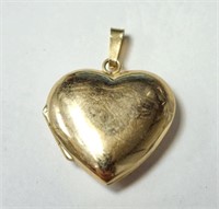 $550 10K  Locket With Photo Compartment 1.92G Pend