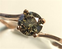 $1605 10K  Diamond (0.32Ct,Si2,Brown) Ring