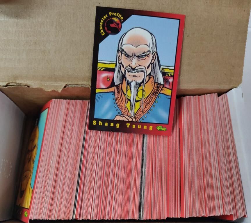 1992 Classic Mortal Kombat Collectors Cards