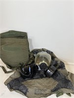 Military MCU 2/P Protection Gas Mask & Hood