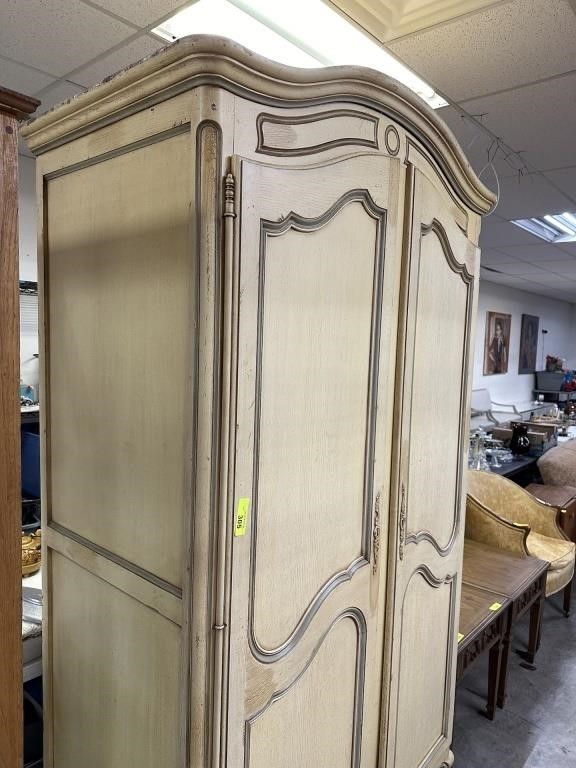 VERY NICE VTG ARMOIRE LOOK AT THE INTERIOR