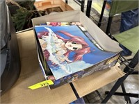 LOT OF MISC VTG ANIME POSTERS / LEGO MANUALS