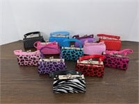 Lot of New Mini Clutch Coins Purses Chapstick Hold