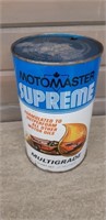 Canadian Tire Motomaster Supreme oil can - racecar