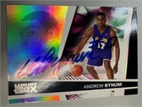 Lakers Andrew Bynum Signed Card with COA