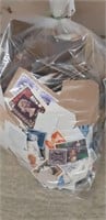 Bag of Foreign stamps on paper