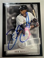 Dee Gordon Signed Card with COA