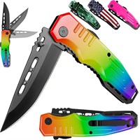 Pride Rainbow Pocket Knife - L 5. LGBTQ Gift